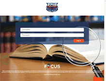 Tablet Screenshot of faus.focusschoolsoftware.com